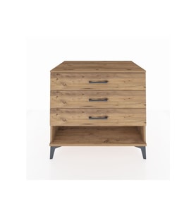 Kronos Şifonyer 3 Çekmeceli 88x59x80 Çam-Çam