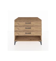 Kronos Şifonyer 3 Çekmeceli 88x59x80 Çam-Çam