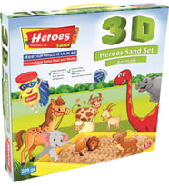 3D KALIPLI PONY KİNETİK KUM SET 500 GR KUM-032 (Karışık)