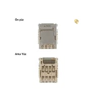 Samsung Galaxy Note 3 ile Uyumlu Sim Ve Sd Kart Konnektörü Sim sd kart soketi hafıza kart yuvası sim kart konnektörü kart okuyucu soketi