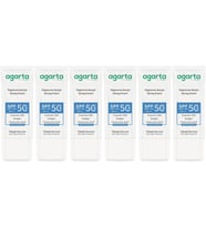 Agarta Yaşlanma Karşıtı Collagen Destekli Spf+50 Faktör Yüz Güneş Kremi 50 ML (6 Lı Set)