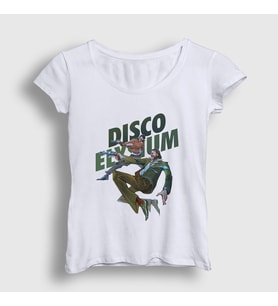 Presmono Kadın Beyaz Final Cut Oyun Disco Elysium T-Shirt 464781tt