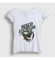 Presmono Kadın Beyaz Final Cut Oyun Disco Elysium T-Shirt 464781tt
