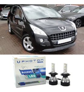 Peugeot 3008 Led Xenon Uzun Far Ampulü H7 Access Yeni Seri Beyaz 2010-2013