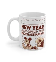 New Year, Same Genius-Level Procrastination Coffee Mug  - Komik Hediye Kupa  Ofis Arkadaşına Harika Hediye