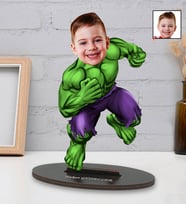 Kişiye Özel Hulk 2 Tasarımlı Karikatür Biblo