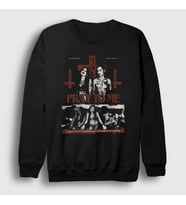 Presmono Unisex Siyah Pray To Me Palaye Royale Sweatshirt 529339tt