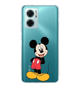 Redmi Note 11e  Kamera korumalı Kapak Mickey Mouse Tasarımlı  Şeffaf Kılıf