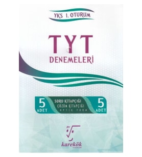 Karekök Yayınları Karekök Yks Tyt 1. Oturum 5'li Deneme Seti Yeni (Çok Renkli)