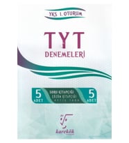 Karekök Yayınları Karekök Yks Tyt 1. Oturum 5'li Deneme Seti Yeni (Çok Renkli)