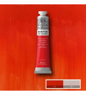 Winsor & Newton Winton Yağlı Boya 200 ml. 107 Cadmium Scarlet Hue 