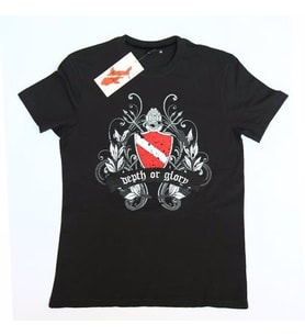 KING OF SCUBA T-Shirt DEPTH GLORY (Beyaz)