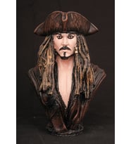 DÜKKAN DESİGN JACK SPARROW BÜST