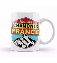 Ski Chamonix Mont Blanc Skiing Paradise 01 Kupa Bardak Porselen