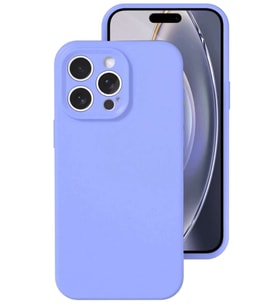 iPhone 16 Pro Kılıf Nano içi Kadife Silikon - Lila