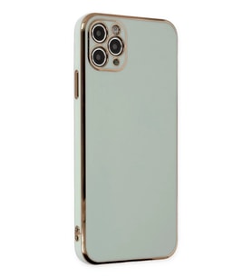 Newface Apple iPhone 11 Pro Max Kılıf Volet Silikon - Açık Yeşil