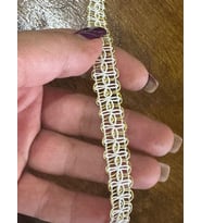EN 1 CM DESEN Lİ VARAKLI ŞERİT DİKİŞ GİYİM AKSESUARI 1 METRE