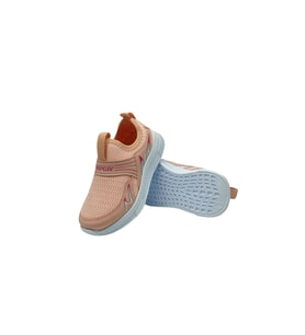 PUPGIY bağcıksız Cırtsız Ortapedik  & Anatomik Sağlam Kaymaz  Tabanlı Nefes Alan Çocuk Spor Ayakkabısı (A.Pembe)