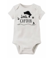 Unisex Bebek Beyaz Organik Baskılı Pamuklu Body
