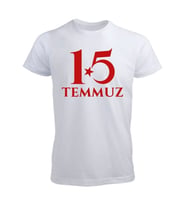 15 Temmuz Tişörtü (Düz Beyaz)