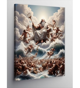 Kanvas Tablo Tanrı Zeus