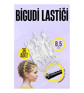 Bigudi Lastiği Perma Lastikleri 36 ADET
