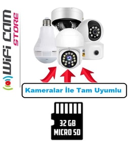 32 GB Hafıza Kartı Kameralar İle Uyumlu SD Kart