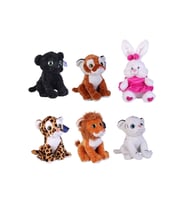 Peluş Halley Iri Gözlü Yaban Hayvanlar 35 Cm (Karışık)