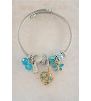 Kadın 316 L Çelik Karışık Figürlü Charm Bileklik   TKR001