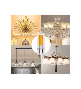 CT-4255 3W COB LED Kapsül Ampul G4 Duy 12V Beyaz Işık 6400K Enerji Tasarruflu Mini LED Lamba