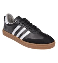 Floor Hakiki Deri Erkek Spor Ayakkabı Sneaker MAK-3030M   SİYAH BEYAZ