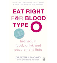 Eat Right For Blood Type O : Maximise Your Health With Individual Food, Drink And Supplement Lists F