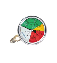 63 Mm Tarım İçin Alttan Manometre, 0-80 Bar Basınç Ölçer