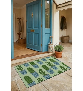 Valerine Life Kapı Önü Paspası 45x70cm Kaymaz Dekoratif iç Dış Mekan Dikenime Katlan Keyfine Bak