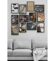 Music 12 Parça Ahşap Mdf Tablo Zlltb332