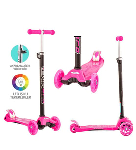 Maxi Twist Işıklı Scooter Pembe