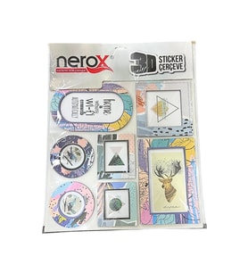 3D Sticker Çerçeve Seti