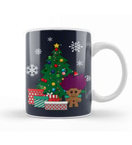 Troll Doll Around The Christmas Tree Kupa Bardak Porselen