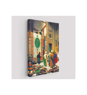 Jean Leon Gerome Halı Tüccarı Duvar Tablosu-6452