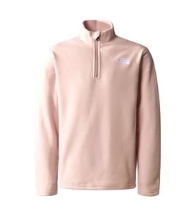The North Face Glacier Yarım Fermuar Genç Çocuk Poları NF0A82D1LK61 (Pembe)