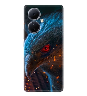 Vivo V29 Lite Kılıf Silikon Desen Özel Seri Şahin 1756