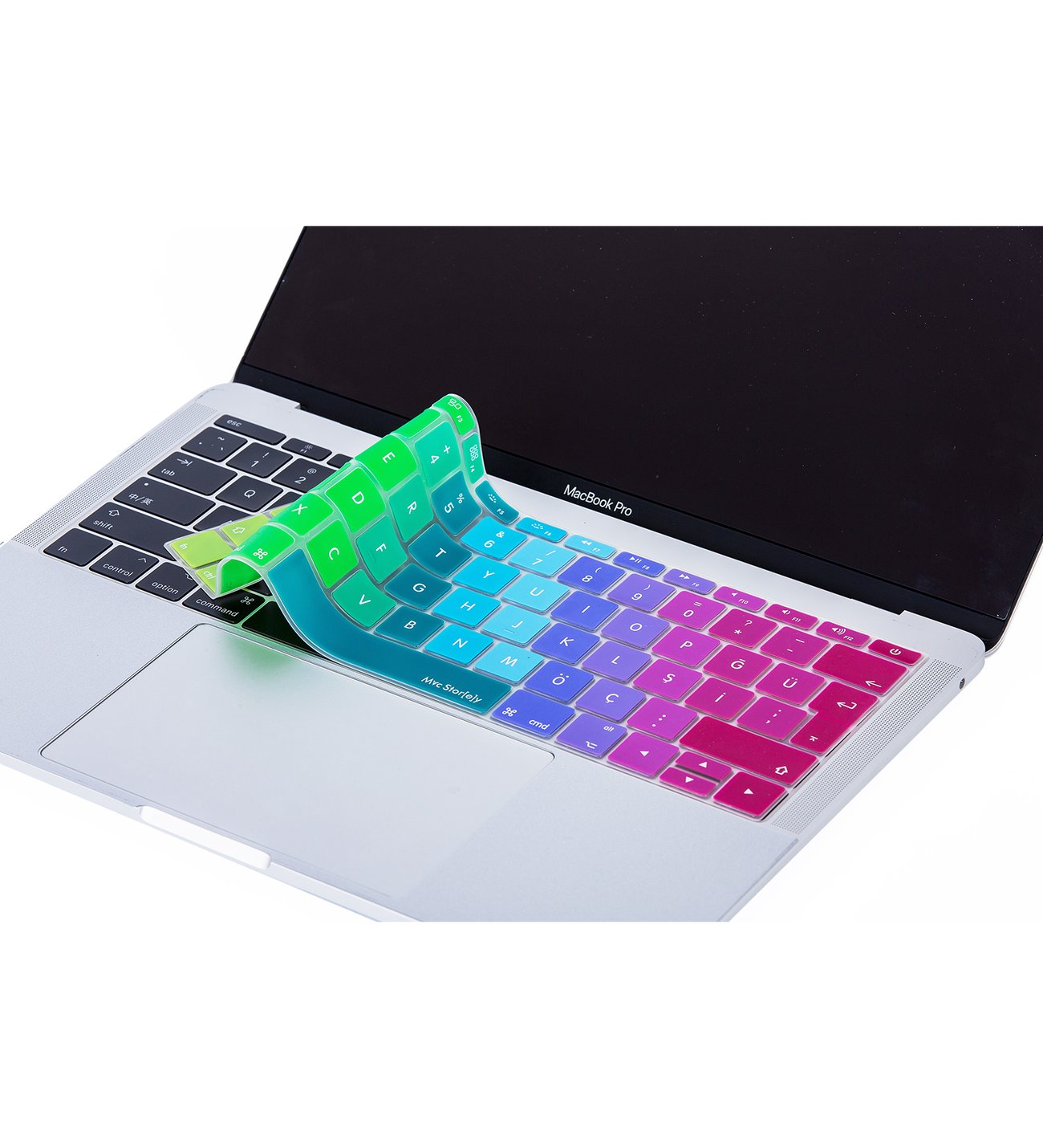 king　　MacBook Laptop MacBook Pro Klavye Koruyucu 13inc A1708 12inc A1534 Uyumlu
