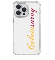 Lisanslı Galatasaray Iphone 15 Pro Max El Yazılı Sarı Kırmızı Şeffaf Telefon Kılıfı "Dekomus Cep Defteri Hediyeli"