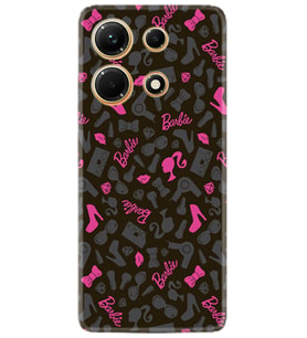 Infınix Note 30 Kılıf Resimli Desenli Baskılı Silikon Barbie and Shoes 1413