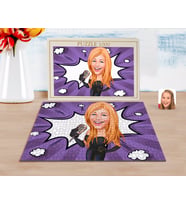 BK Gift Kişiye Özel Assolist Karikatürlü 1000 Parça Profesyonel Puzzle-1