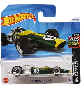 Hot Wheels Tekli Regular Arabalar HTD99 Hw Race Day / '67 Lotus Type 49