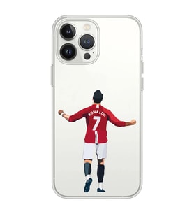 Iphone 12 PRO Uyumlu Cristiano Ronaldo Tasarımlı Şeffaf Telefon Kılıfı