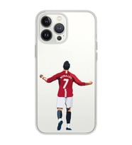 Iphone 12 PRO Uyumlu Cristiano Ronaldo Tasarımlı Şeffaf Telefon Kılıfı