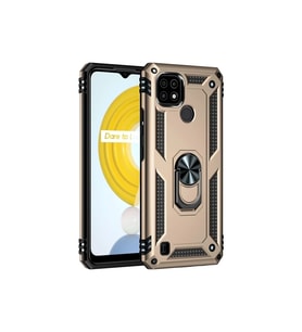 Mey İthalat® Realme C21 Kılıf Sofya Yüzüklü Silikon Kapak -