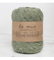 La Mia Re-Tweed Yeşil Melanj El Örgü İpi - L173 - 34415